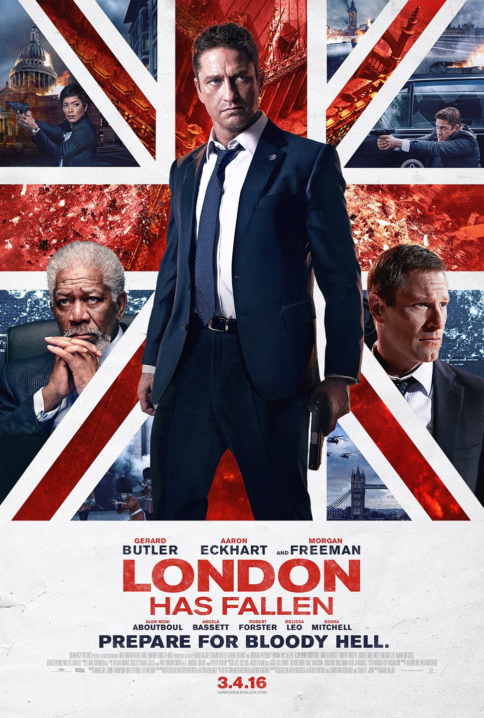 London Has Fallen (2016) original theatrical movie poster - Final