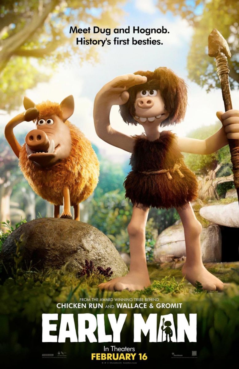 Early Man (2018) original theatrical movie poster - Advance Style C
