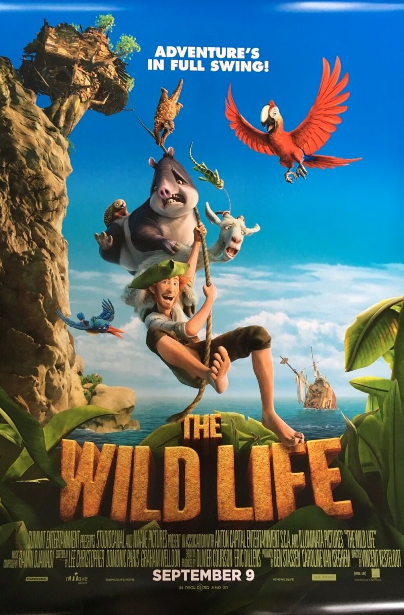 The Wild Life (2016) original theatrical movie poster - Final