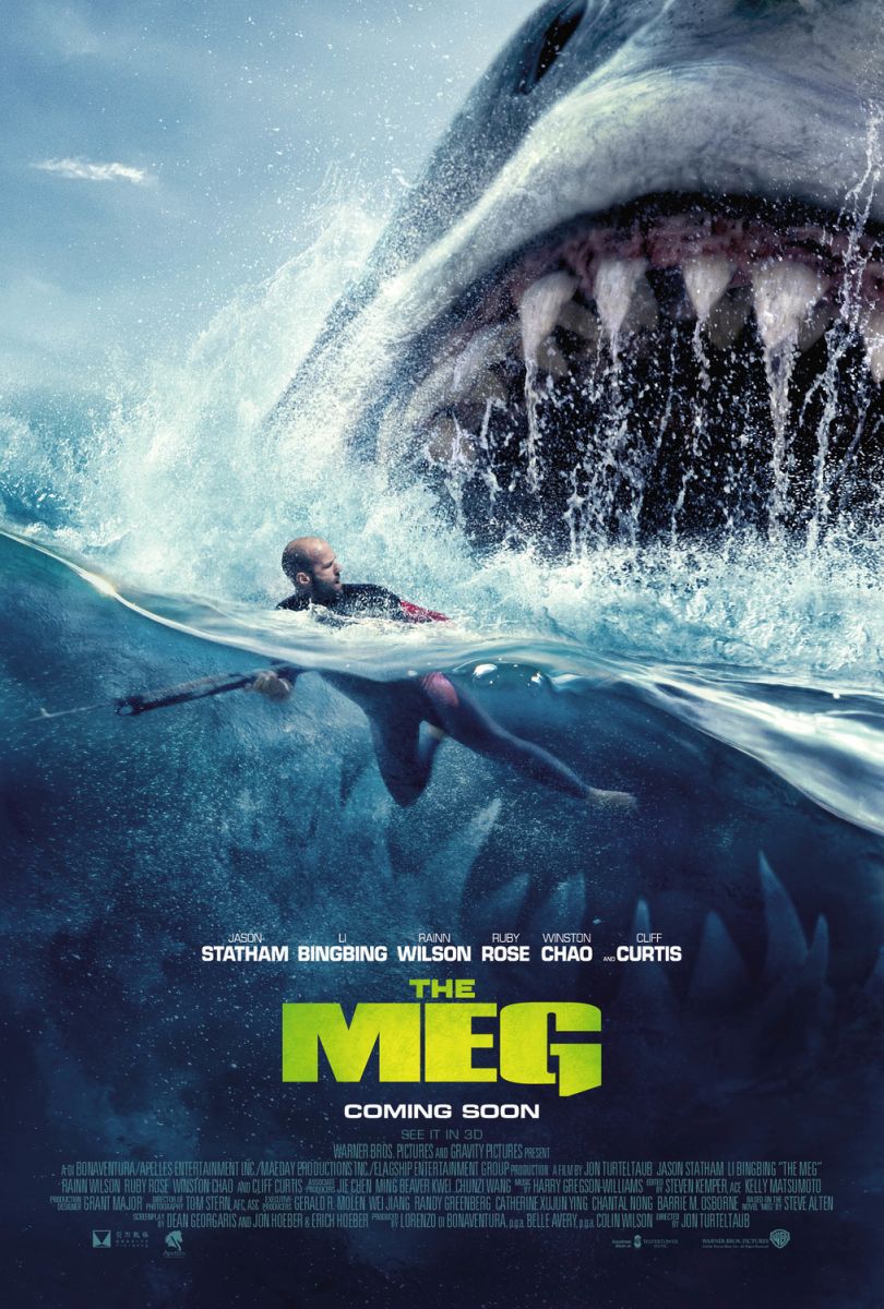 The Meg (2018) original theatrical movie poster - International Final