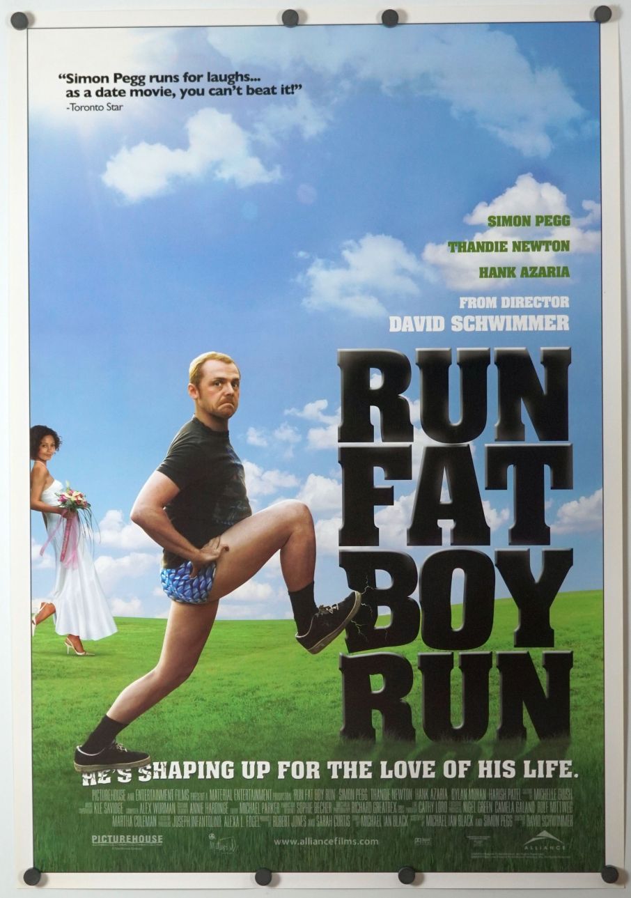 Run, Fatboy, Run (2007) original theatrical movie poster - Final