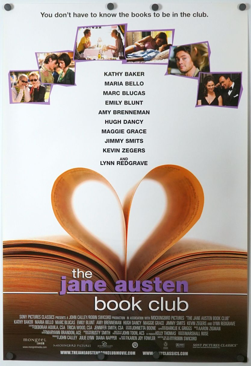 The Jane Austen Book Club (2007) original theatrical movie poster - Final