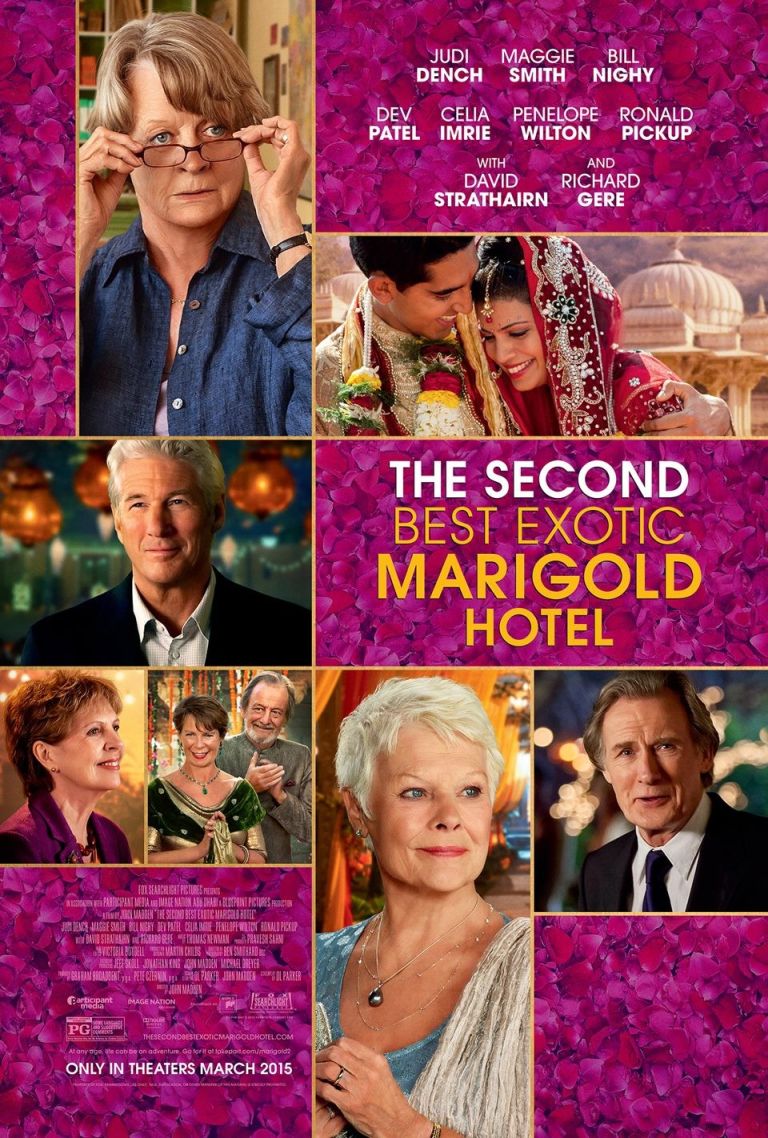 The Second Best Exotic Marigold Hotel (2015) original theatrical movie poster - Final
