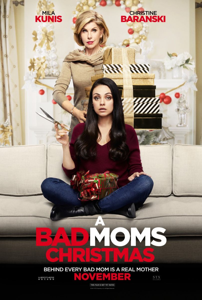 A Bad Moms Christmas (2017) original theatrical movie poster - Advance Style A