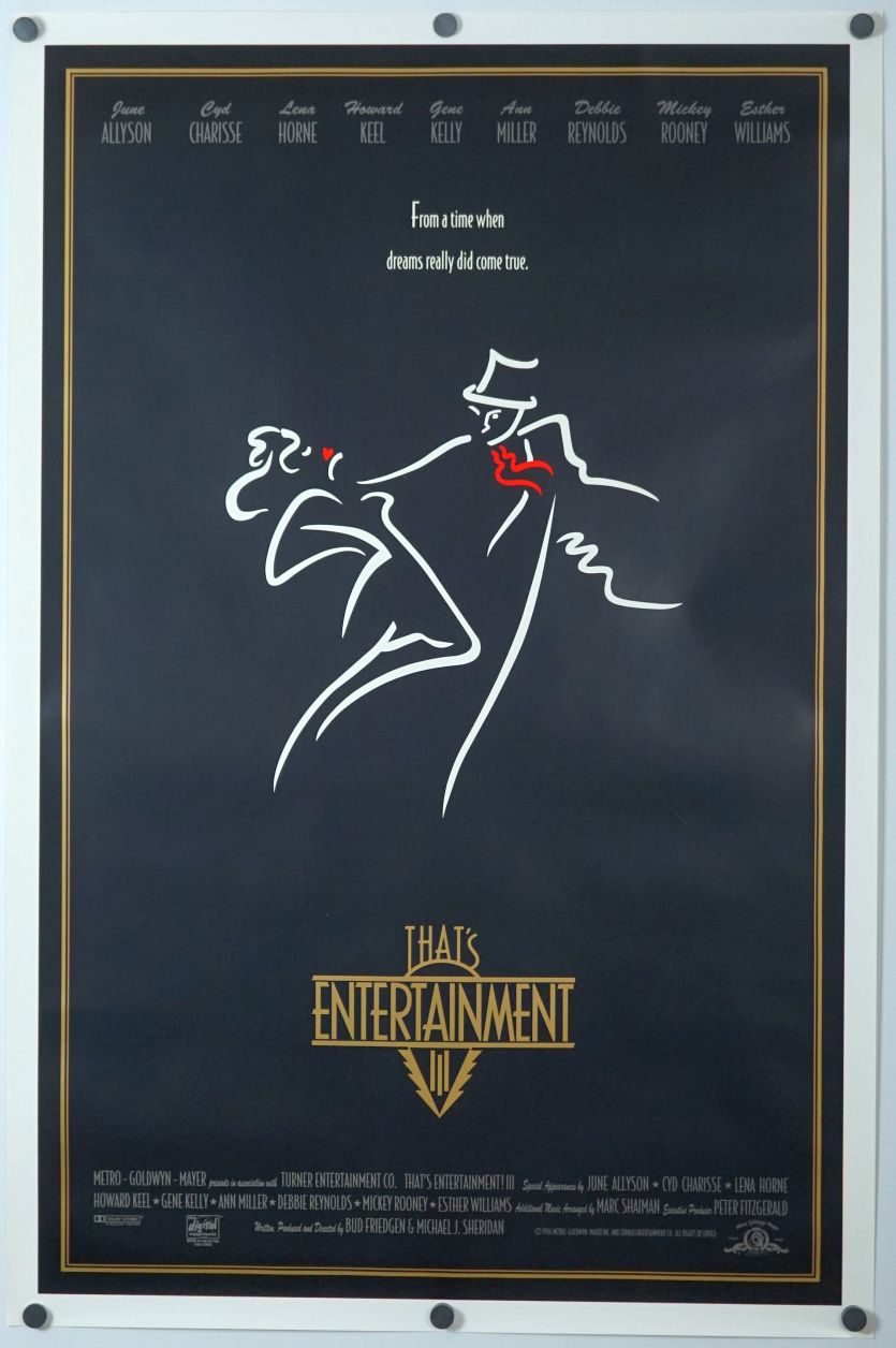 That's Entertainment! III (1994) original theatrical movie poster - Final