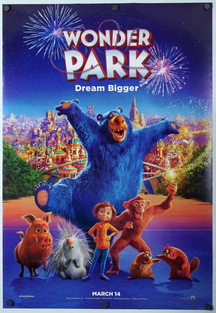 Wonder Park (2019) original theatrical movie poster - International Advance