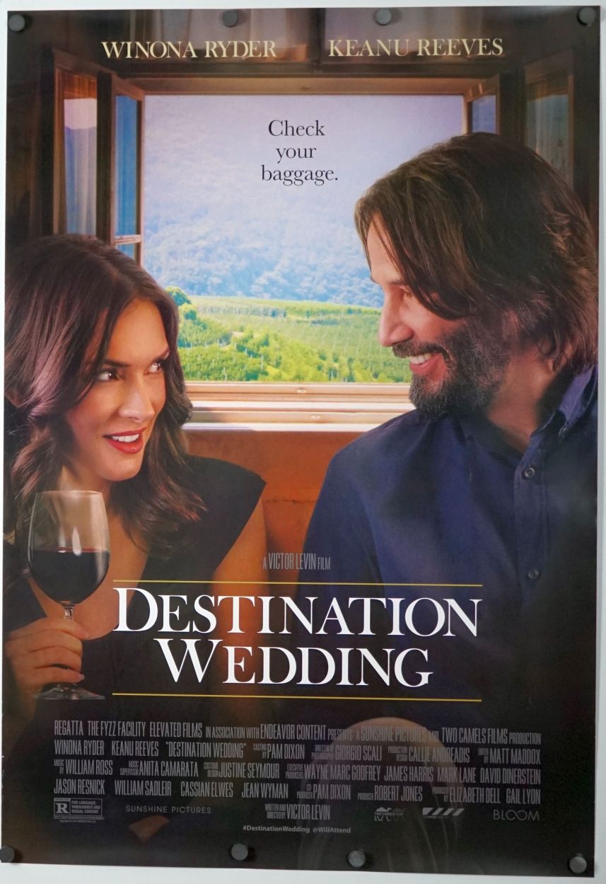 Destination Wedding (2018) original theatrical movie poster - Final