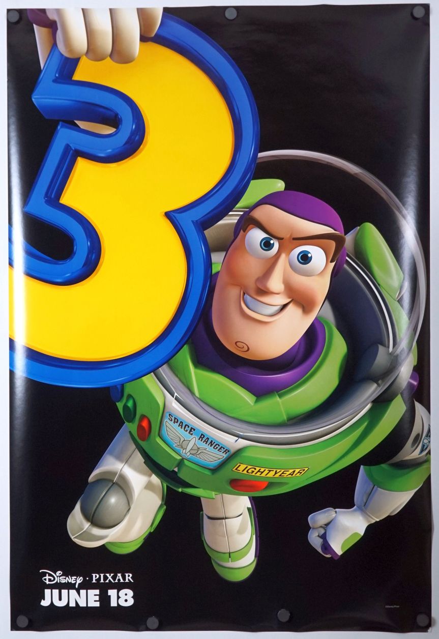 Toy Story 3 (2010) original theatrical movie poster - Advance Style E