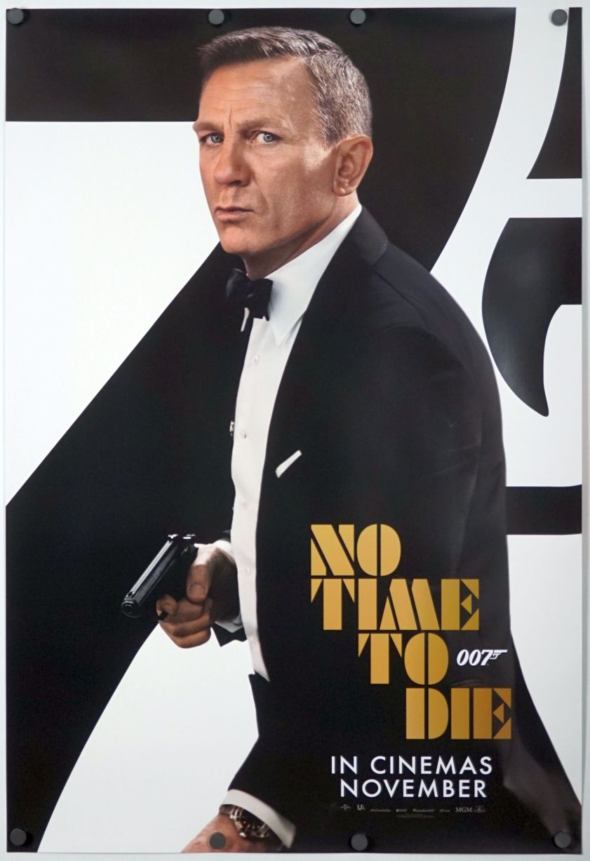 No Time to Die (2021) original theatrical movie poster - International Advance B