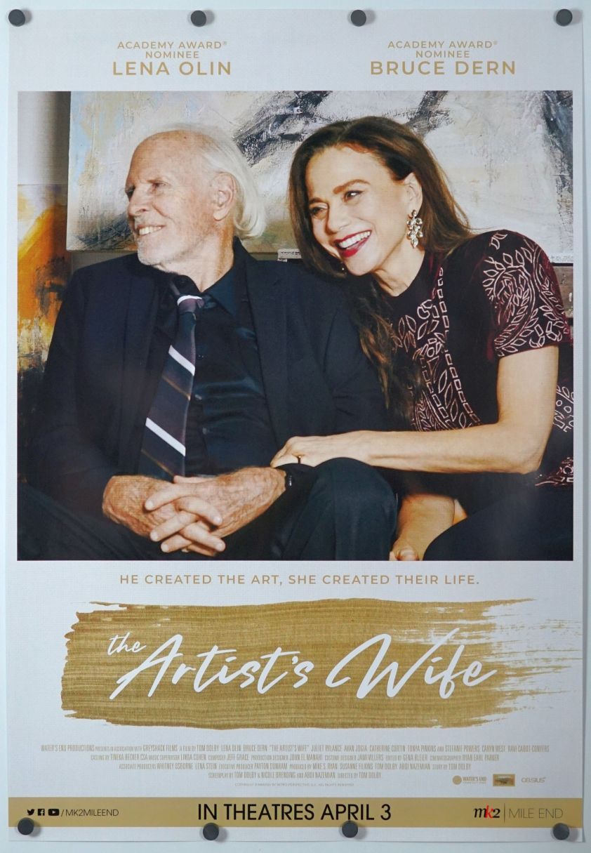 The Artist's Wife (2020) original theatrical movie poster - Final