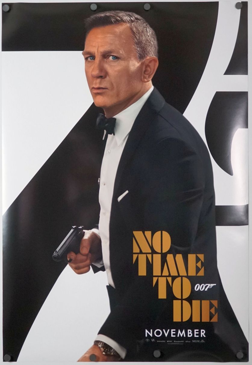 No Time to Die (2021) original theatrical movie poster - Advance Style B