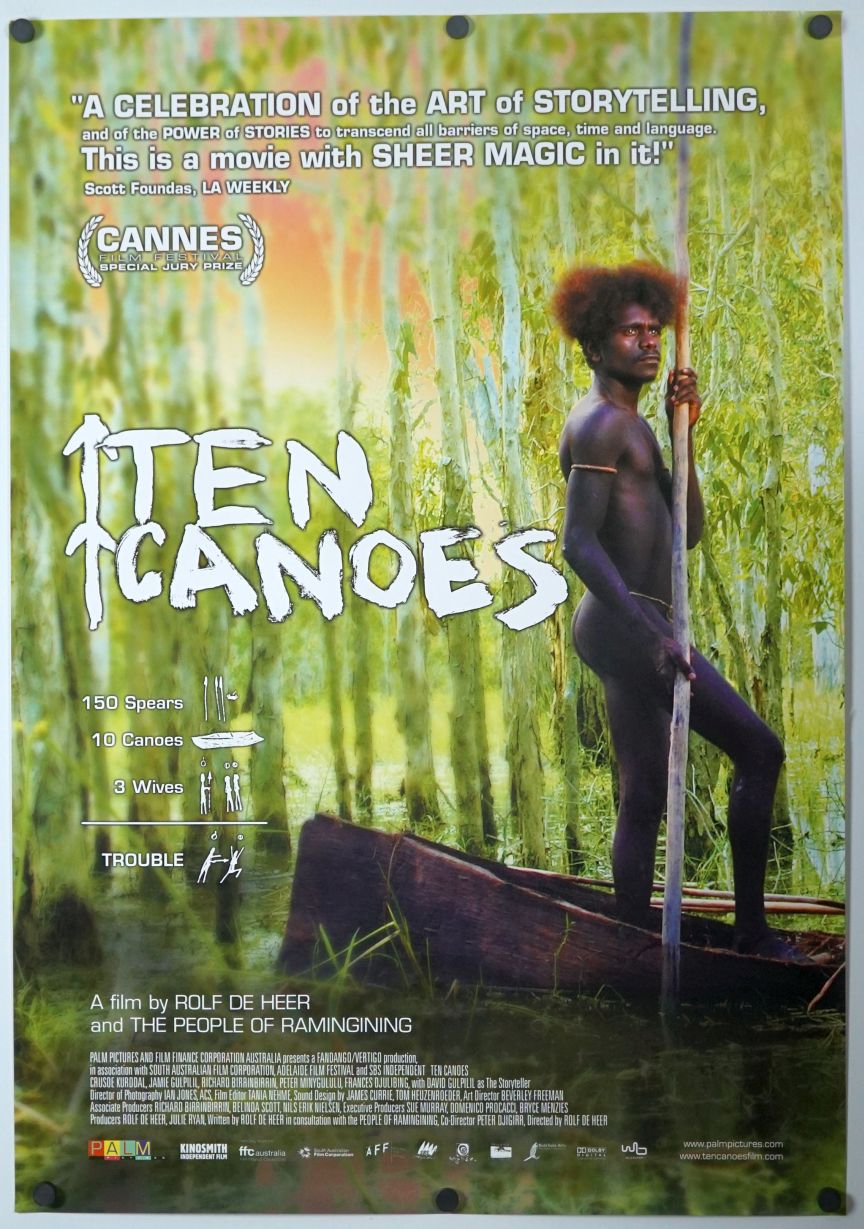 Ten Canoes (2006) original theatrical movie poster - Final