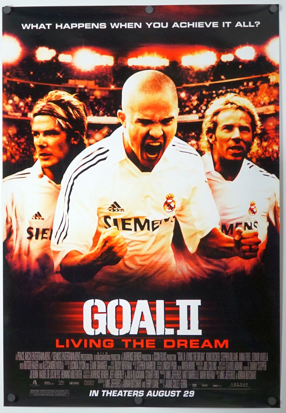Goal II: Living the Dream (2007) original theatrical movie poster - Final