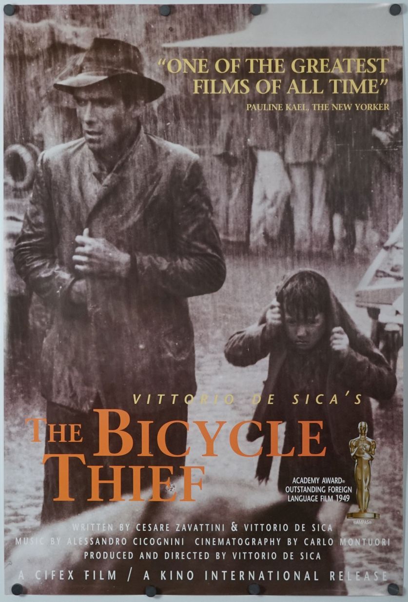 Bicycle Thieves (1999) original theatrical movie poster - Re-Release