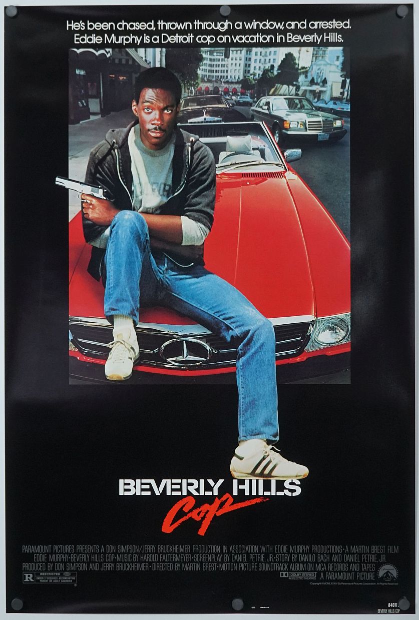 Beverly Hills Cop (1984) original theatrical movie poster - Bootleg
