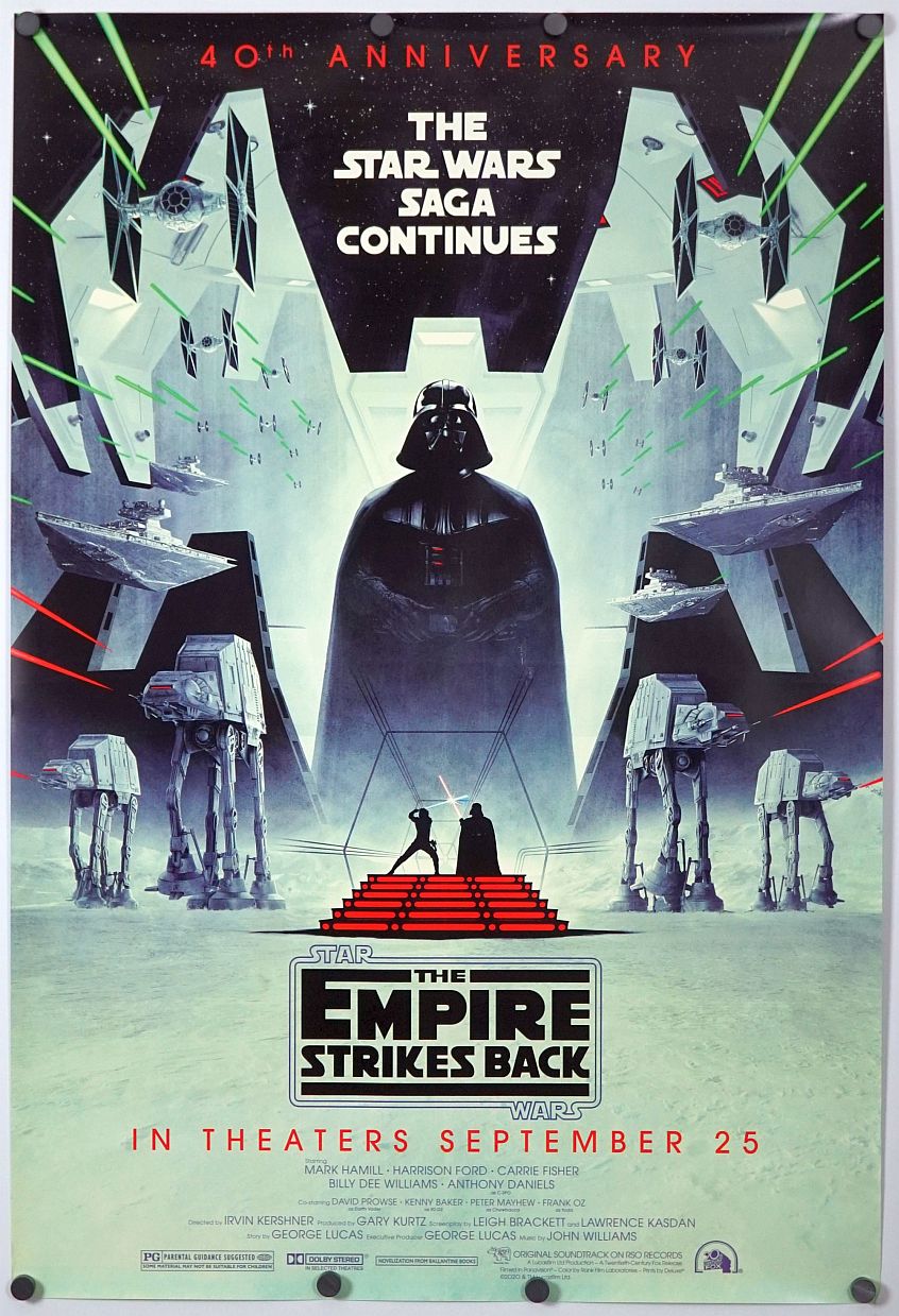 Star Wars: Episode V - The Empire Strikes Back (2020) original theatrical movie poster - Re-Release