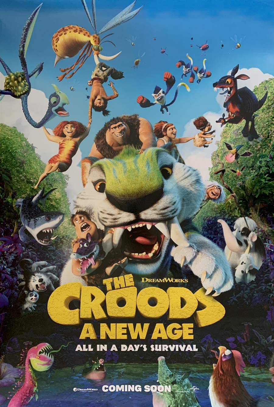 The Croods: A New Age (2020) original theatrical movie poster - International Advance B