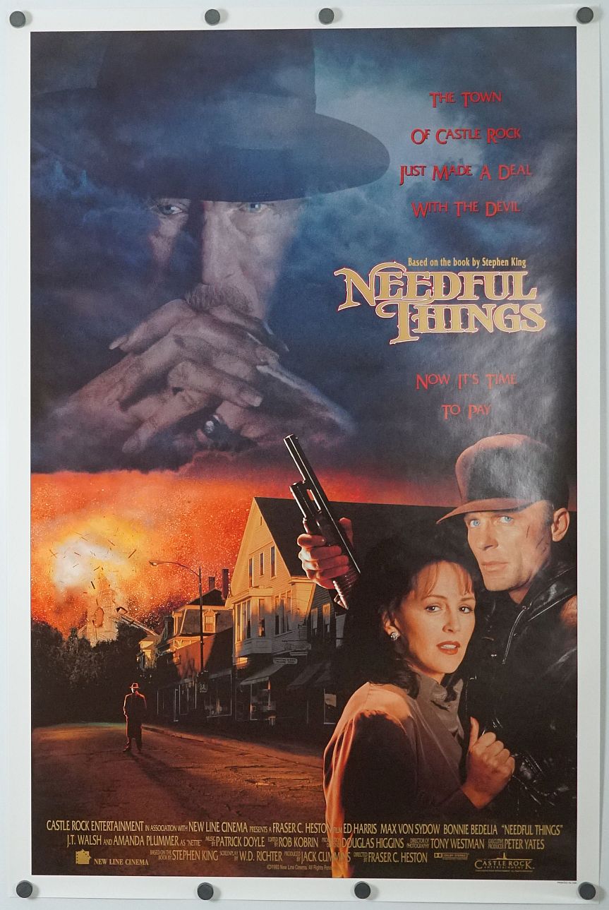 Needful Things (1993) original theatrical movie poster - International Final