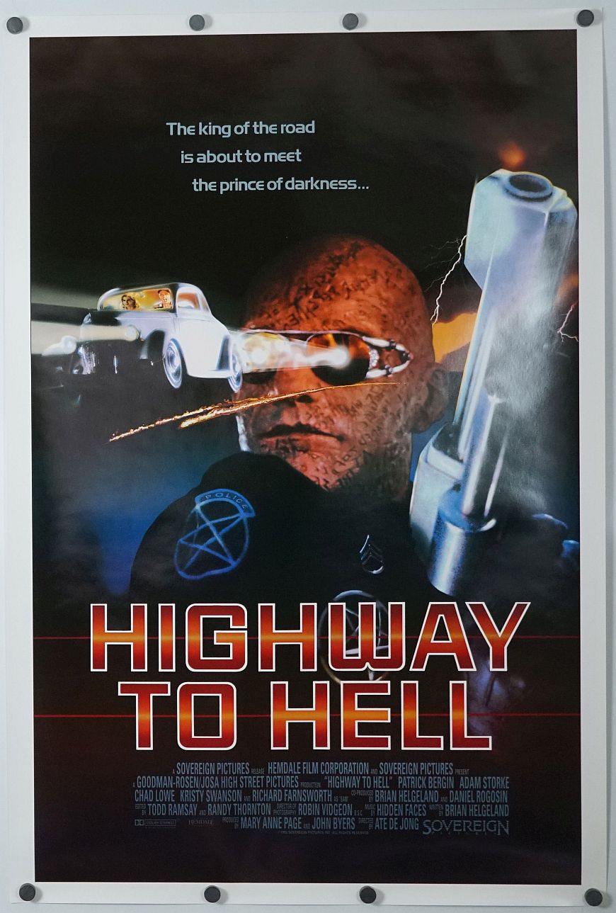 Highway to Hell (1992) original theatrical movie poster - Final