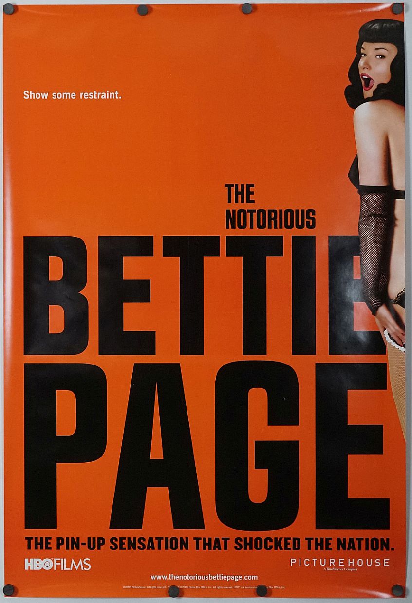 The Notorious Bettie Page (2005) original theatrical movie poster - Advance