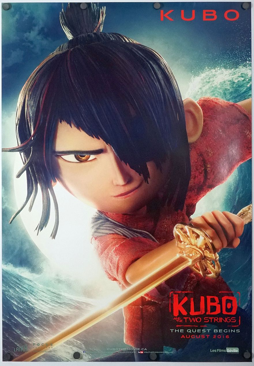 Kubo and the Two Strings (2016) original theatrical movie poster - Advance Style C
