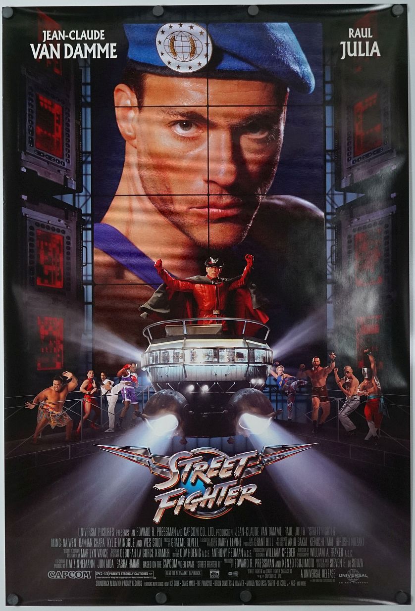 Street Fighter (1994) original theatrical movie poster - Final