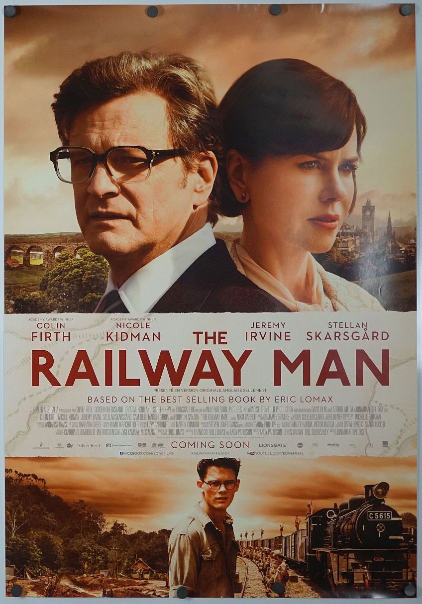 The Railway Man (2014) original theatrical movie poster - Final