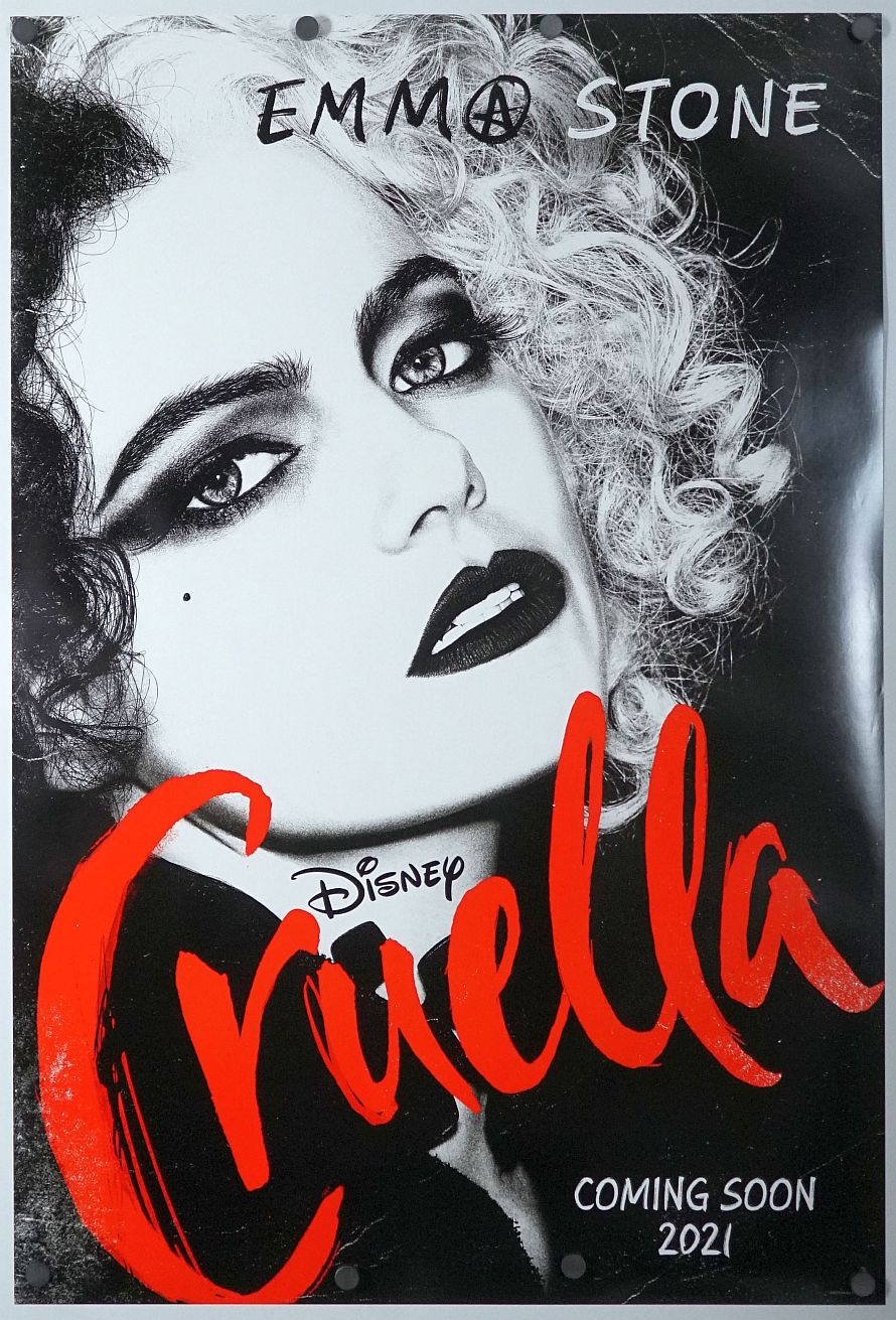 Cruella (2021) original theatrical movie poster - Advance Style A