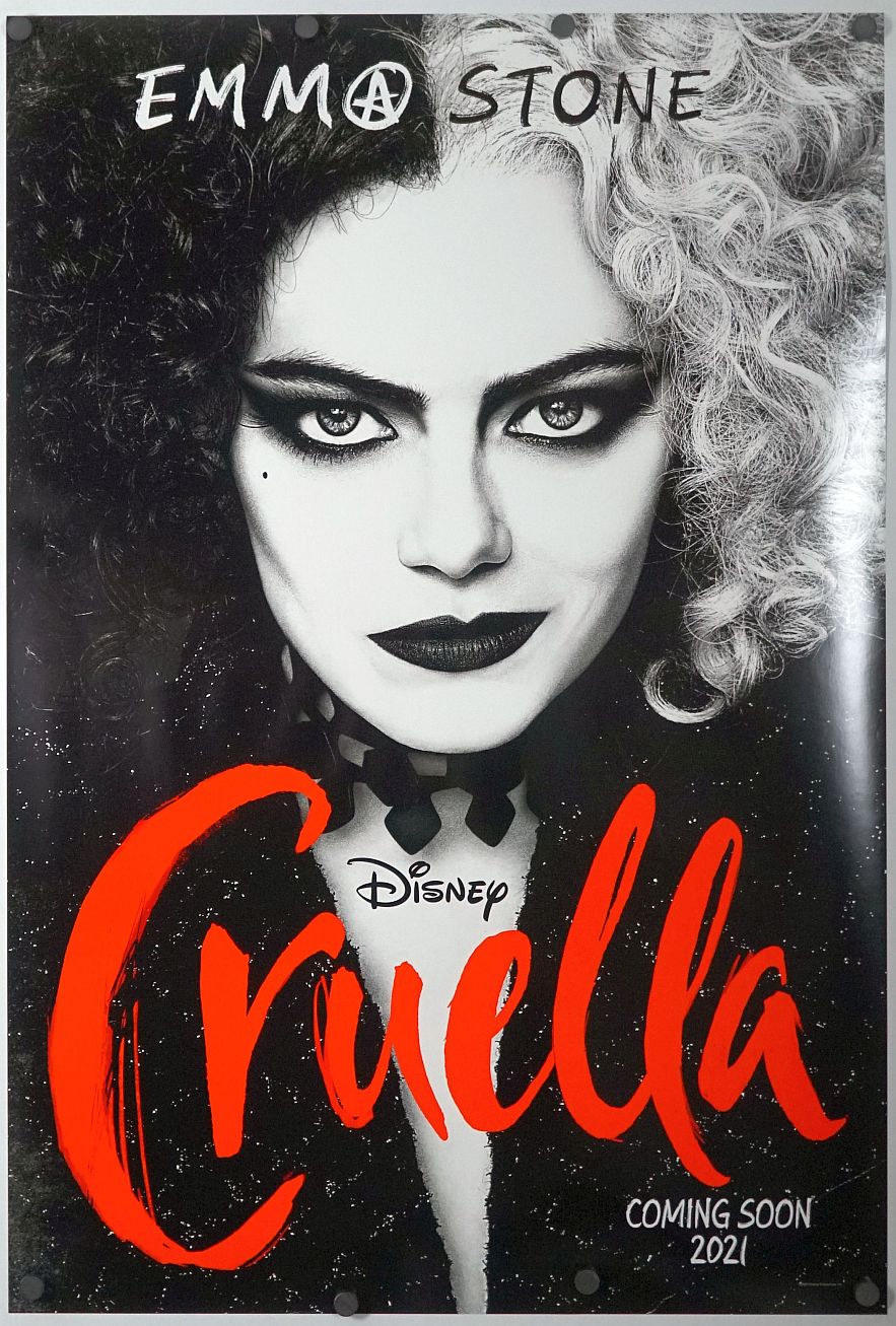 Cruella (2021) original theatrical movie poster - International Advance B