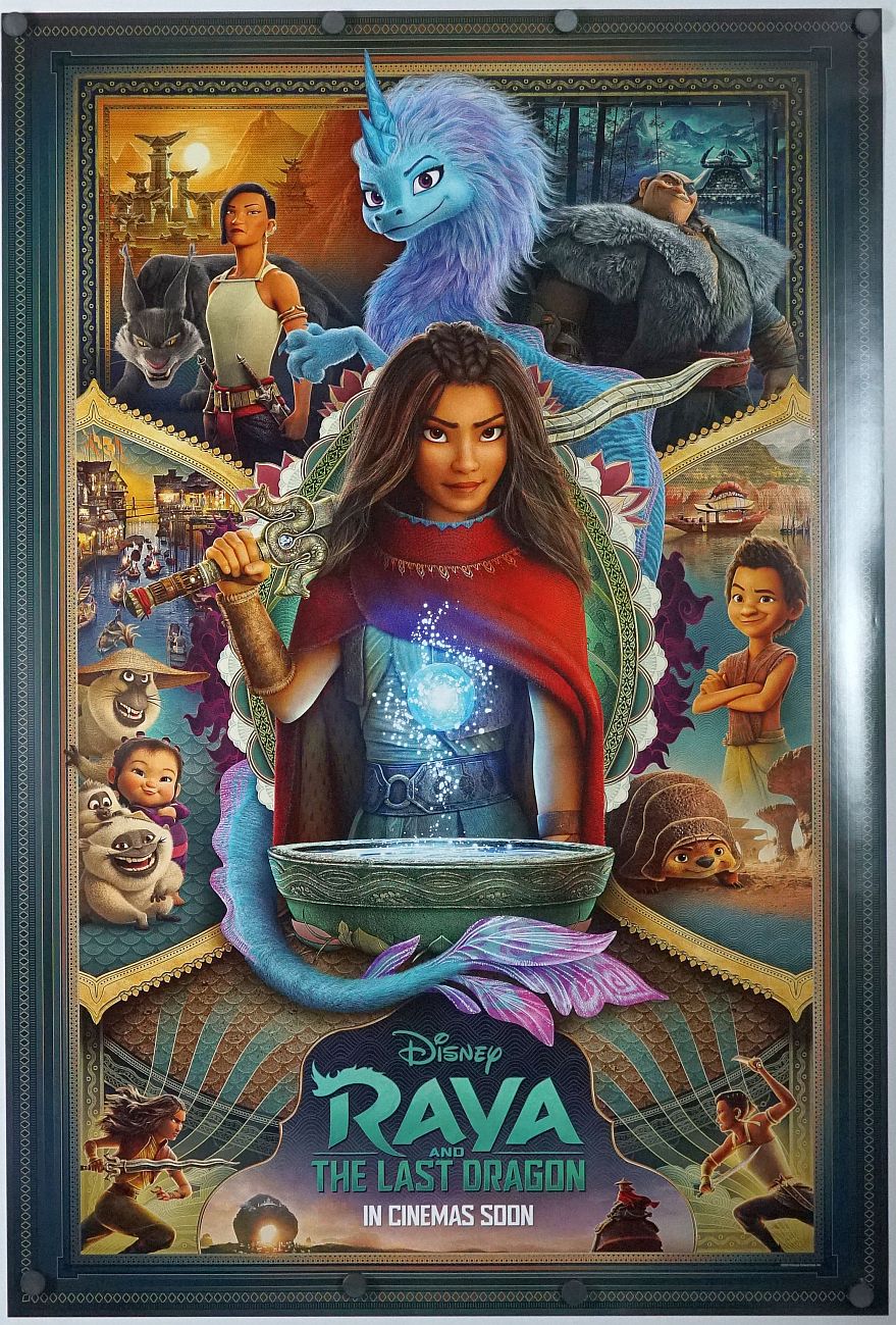 Raya and the Last Dragon (2021) original theatrical movie poster - International Advance