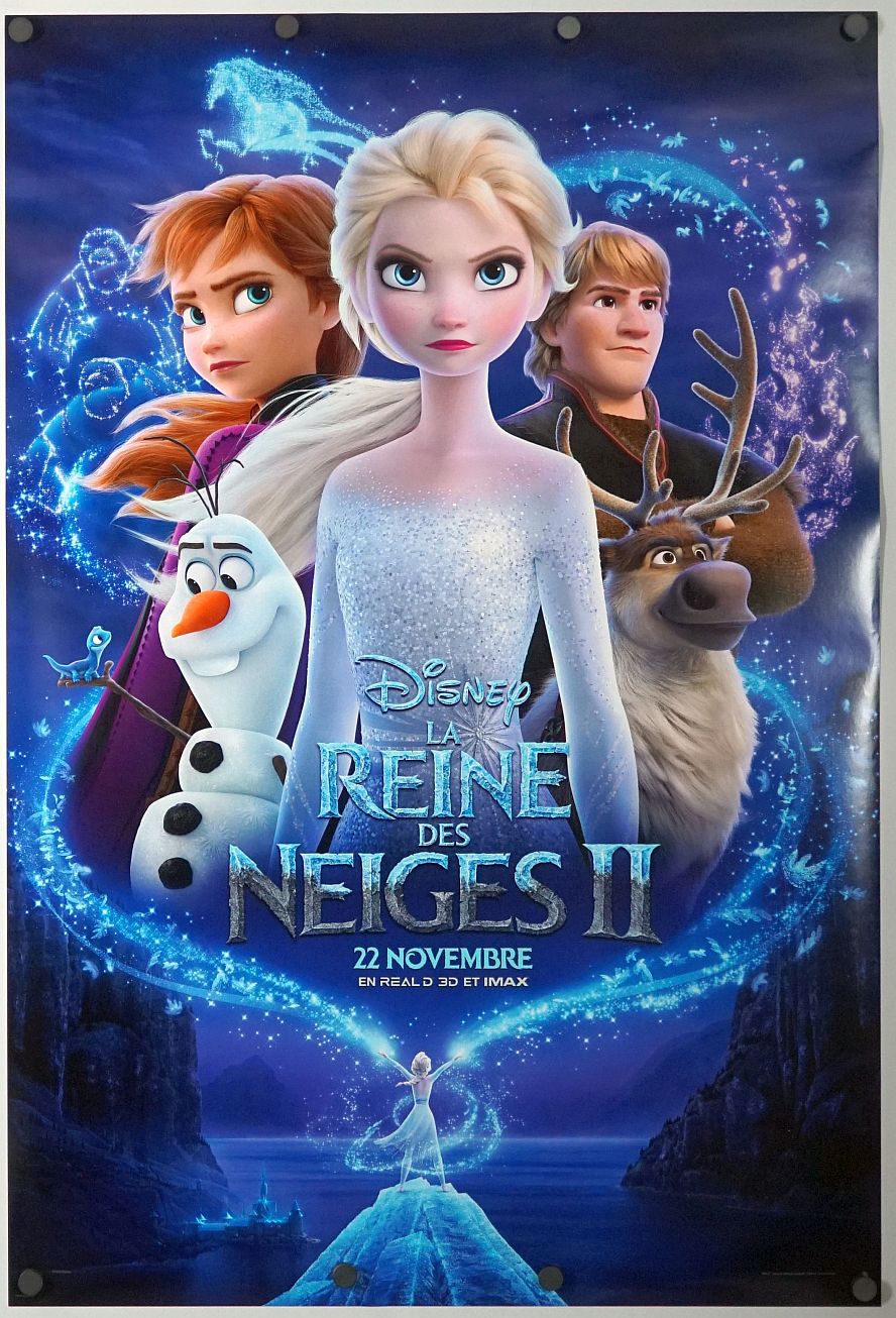 Frozen II (2019) original theatrical movie poster - Final - French Language