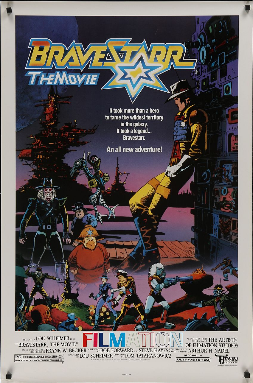 BraveStarr: The Legend (1988) original theatrical movie poster - Final