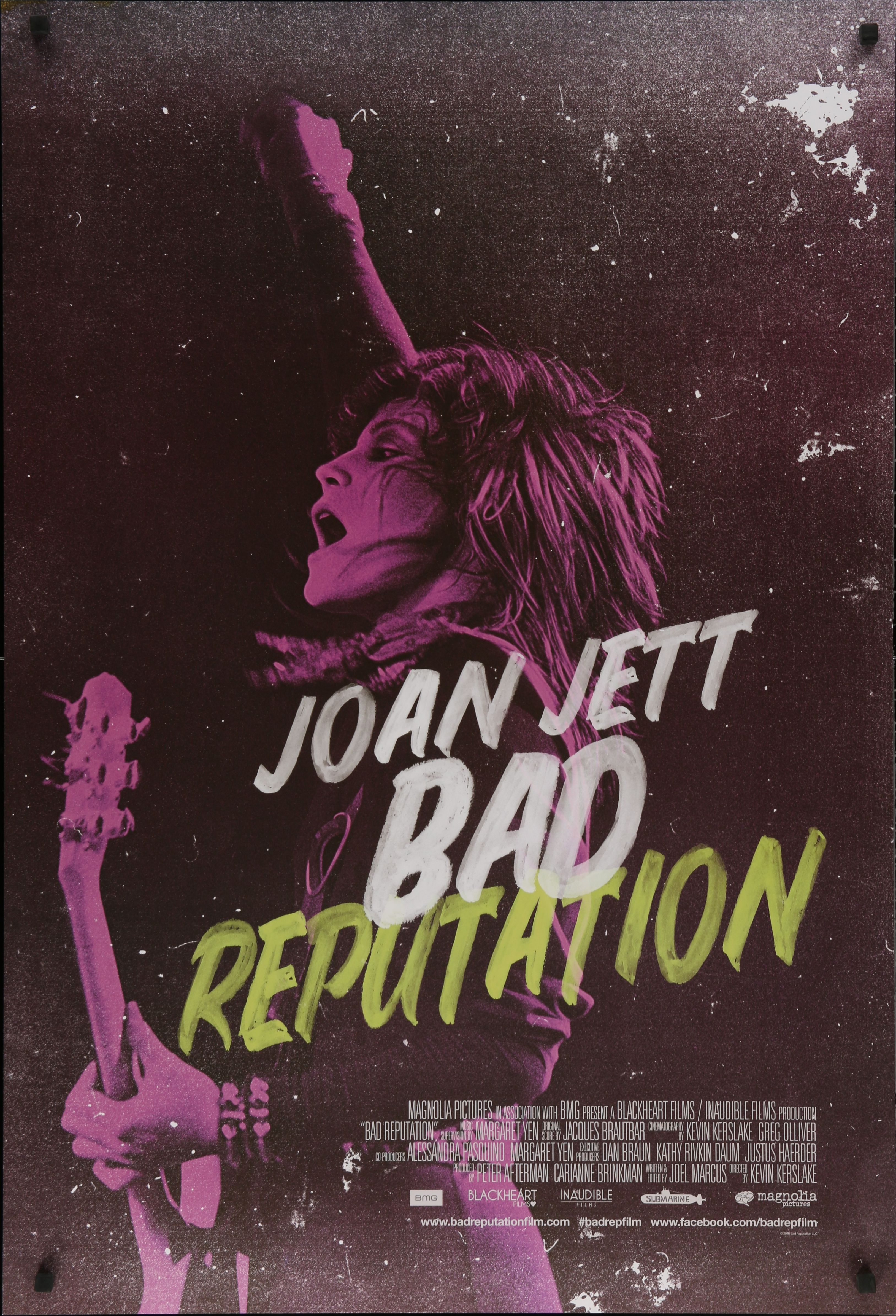 Bad Reputation (2018) original theatrical movie poster - Final
