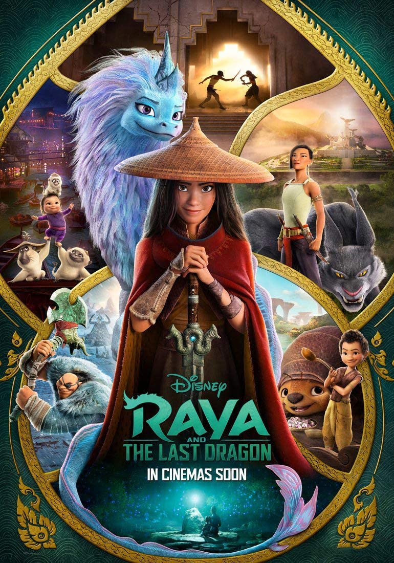 Raya and the Last Dragon (2021) original theatrical movie poster - International Style B