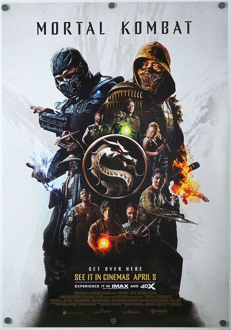 Mortal Kombat (2021) original theatrical movie poster - International Final