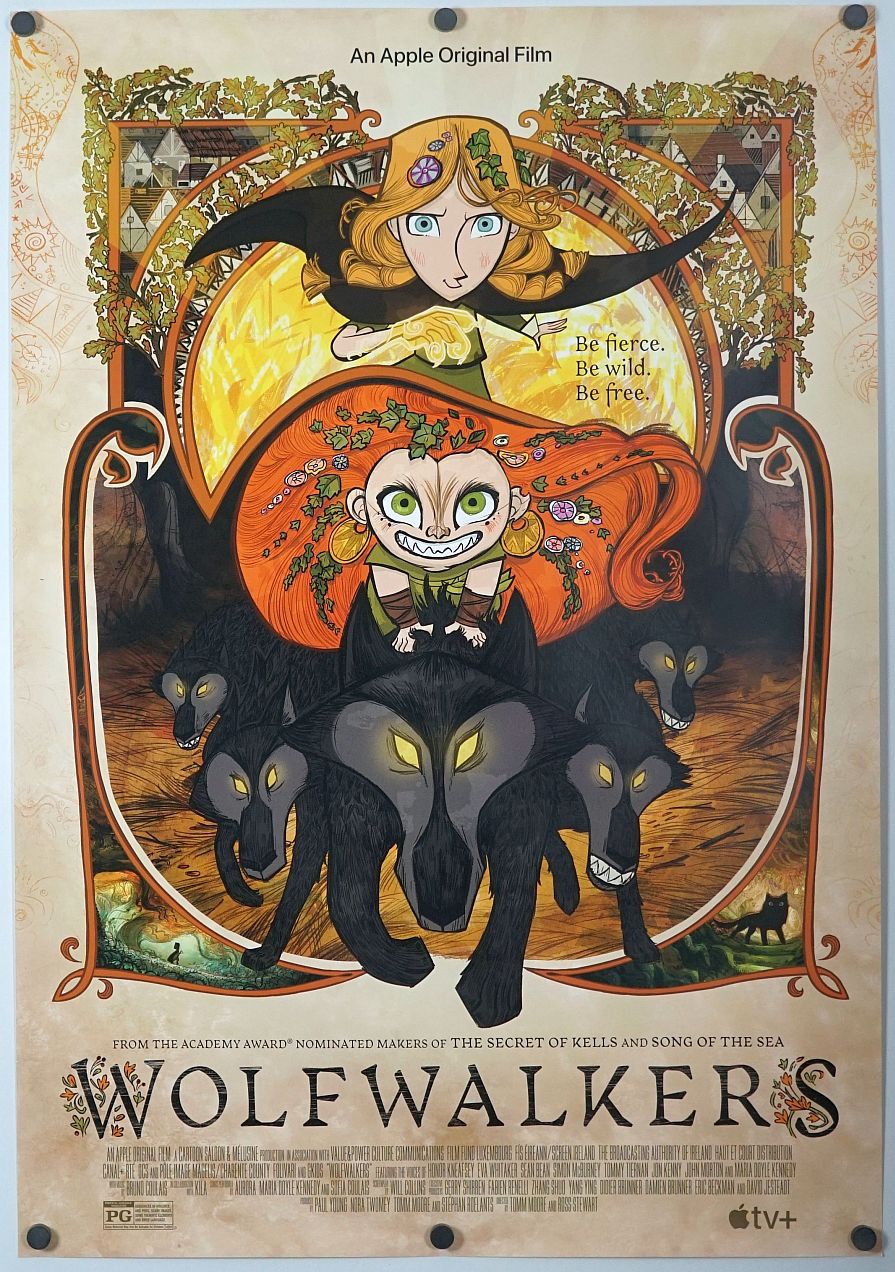 Wolfwalkers (2020) original theatrical movie poster - Final