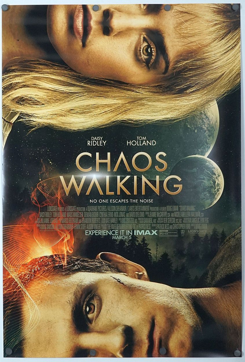 Chaos Walking (2021) original theatrical movie poster - Final