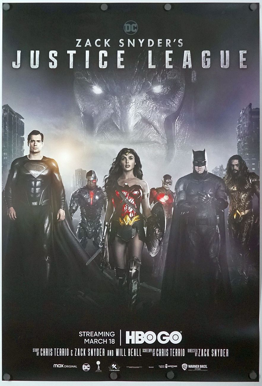 Zack Snyder's Justice League (2021) original theatrical movie poster - Final