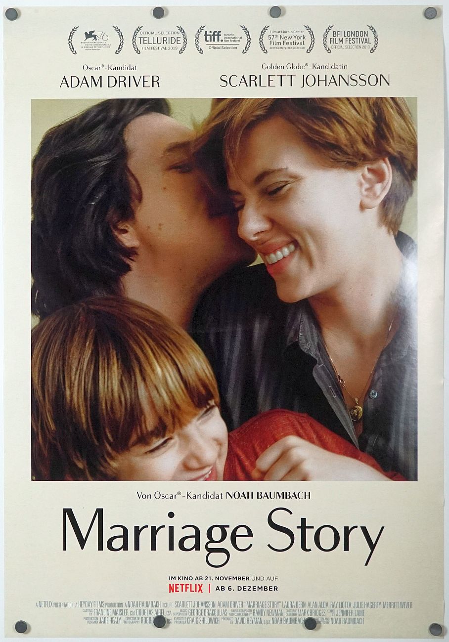 Marriage Story (2019) original theatrical movie poster - Final