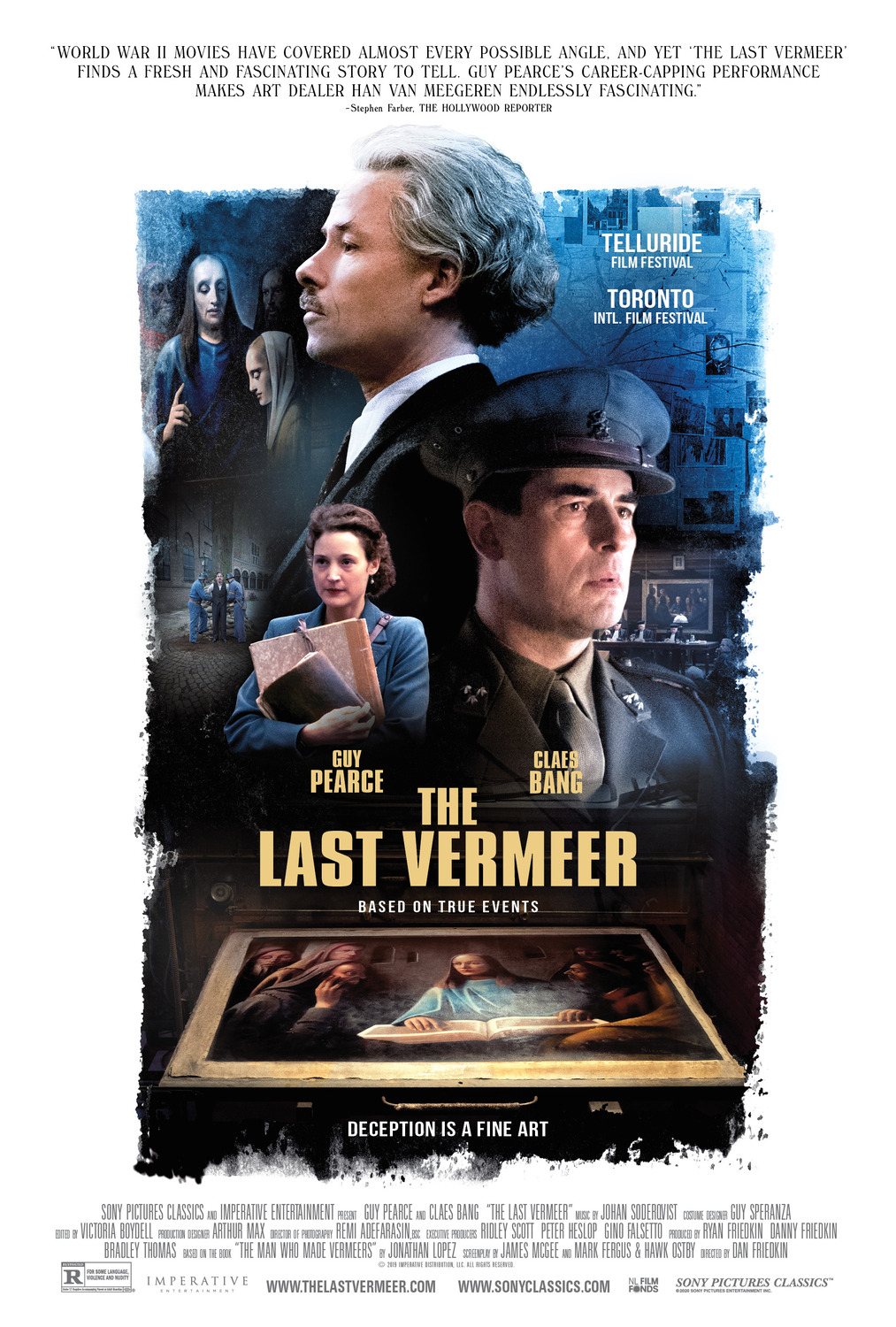 The Last Vermeer (2020) original theatrical movie poster - Final