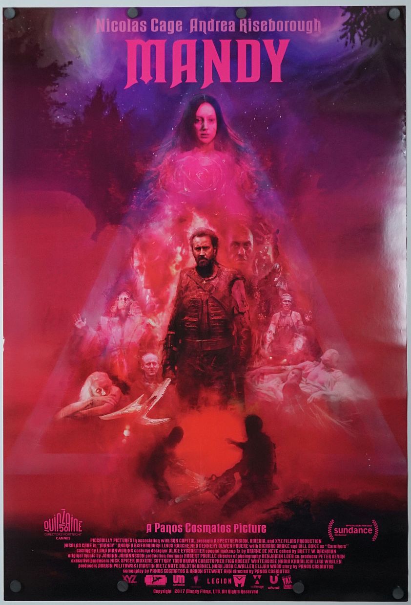 Mandy (2018) original theatrical movie poster - Re-Release