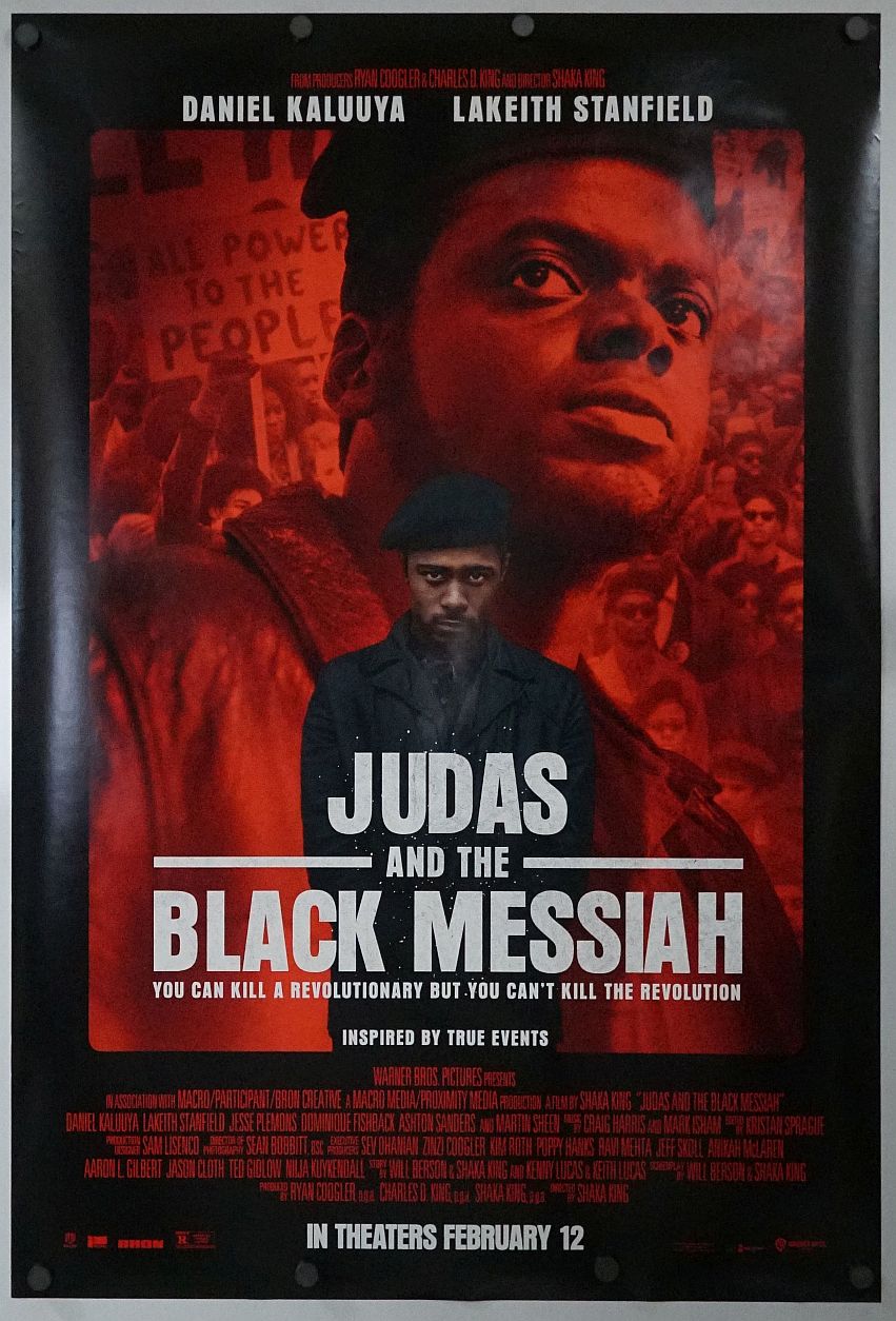 Judas and the Black Messiah (2021) original theatrical movie poster - Final