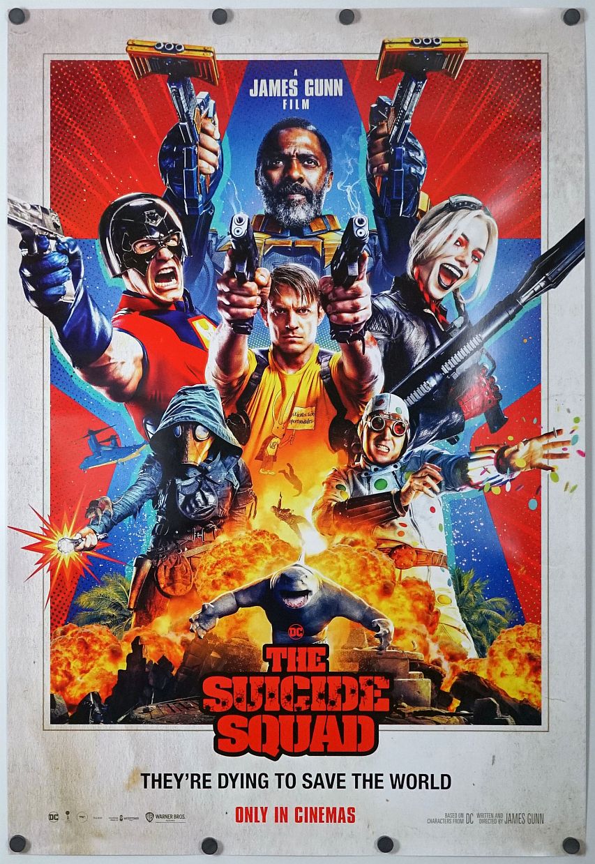 Suicide Squad 2 (2021) original theatrical movie poster - International Advance