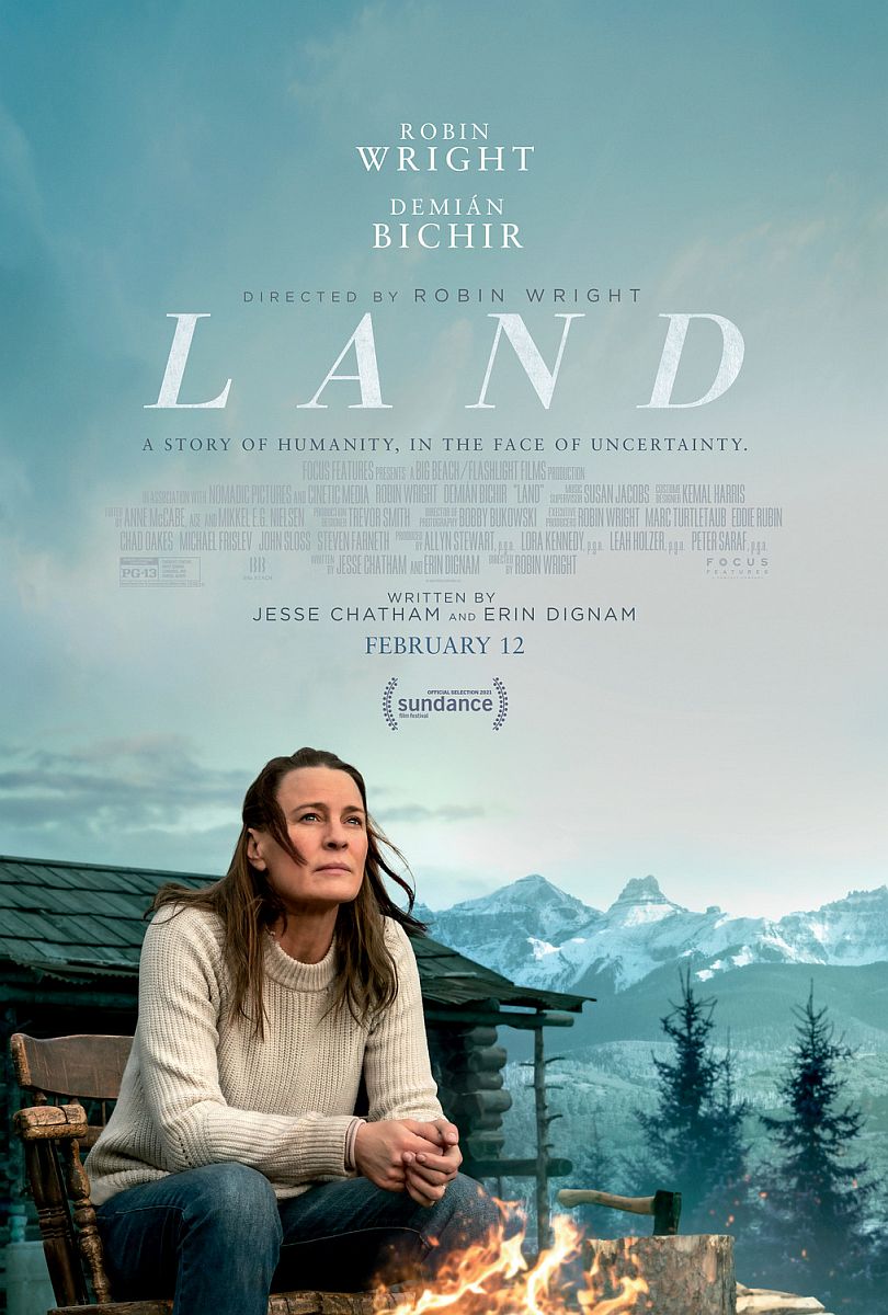 Land (2021) original theatrical movie poster - Final