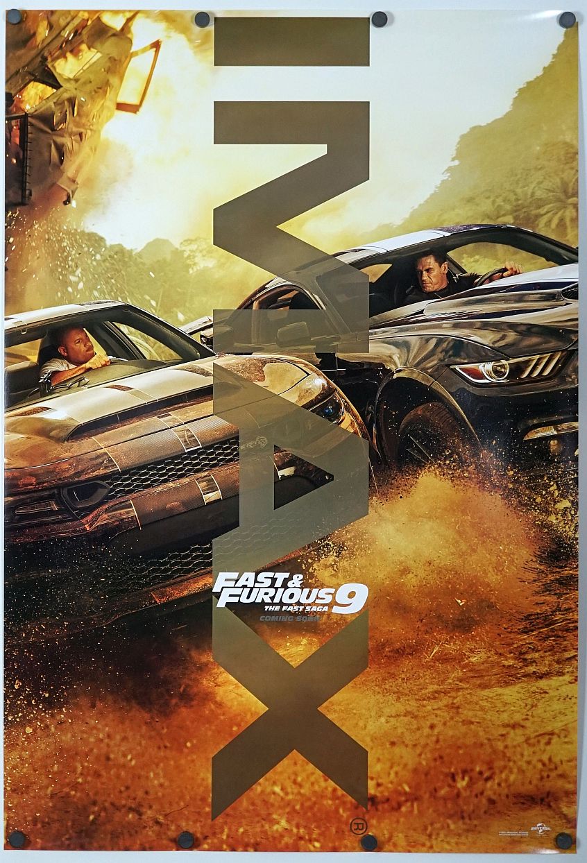 F9 (2021) original theatrical movie poster - International IMAX