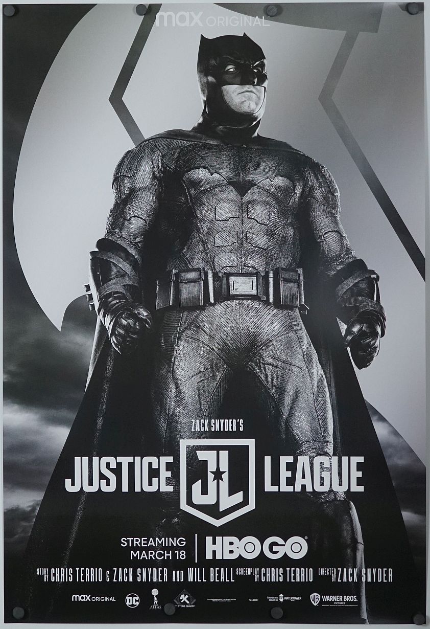 Zack Snyder's Justice League (2021) original theatrical movie poster - International Advance