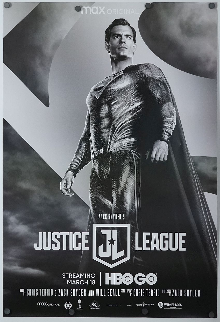 Zack Snyder's Justice League (2021) original theatrical movie poster - International Advance B