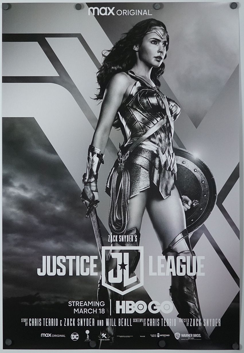 Zack Snyder's Justice League (2021) original theatrical movie poster - International Advance C