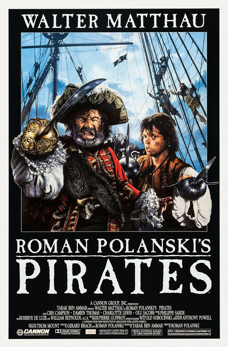 Pirates (1986) original theatrical movie poster - Final