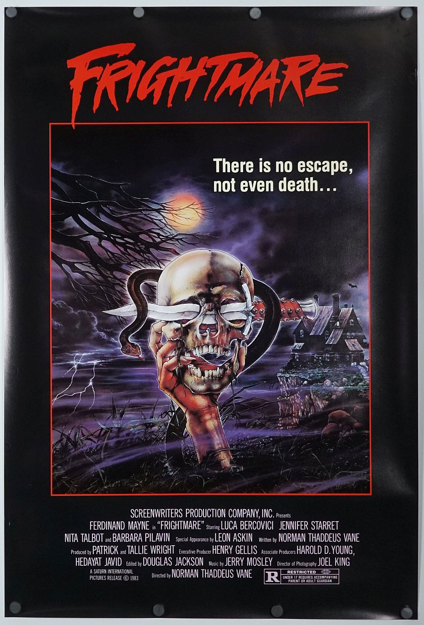 Frightmare (1983) original theatrical movie poster - Final
